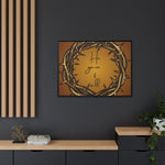 Framed Wall Art: 'He Gave It All'