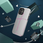 Pink Cross Impact-Resistant Phone Case | Durable Christian Phone Cover, Faith-Inspired Tech Gift, Stylish Protection, Spiritual Accessory