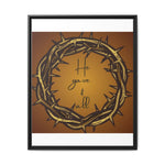 Framed Wall Art: 'He Gave It All'