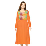 Bright Tie-Dye Long Sleeve Dance Dress, Perfect for Dance Recitals, Birthday Parties, and Casual Outings, Colorful Dance Apparel, [...]