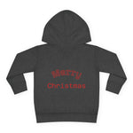 Toddler Hoodie — Merry Christmas Snowman Gift Pullover