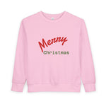 Toddler Sweatshirt - Merry Christmas Snowman Graphic Pullover for Kids