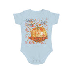 Fall Themed Baby Bodysuit, Cute Pumpkin Design, Autumn Infant Outfit, Seasonal Baby Gift, Halloween Baby Clothes