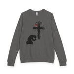 Spiritual Prayer Crewneck Sweatshirt | Faith-Based Apparel, Religious Gift, Casual Wear, Comfort Clothing, Everyday Style