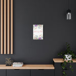 God Is Love Canvas – Inspirational Floral Wall Art Decor
