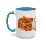 Cozy Autumn Accent Coffee Mug - Perfect for Fall Gatherings, Thanksgiving Decor, Hot Beverage Lovers, and Seasonal Gift Ideas