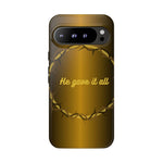 Gold Crown Phone Case - Inspirational Phone Cover, Tough Cases, Gifts for Christians, Spiritual Decor, Meaningful Accessories
