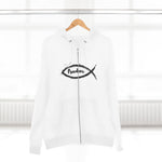 Faith-Inspired Unisex Zip Hoodie, Comfortable Christian Apparel, Freedom Hoodie, Religious Gift, Trendy Streetwear, Casual Wear