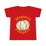 Toddler Pumpkin T-Shirt, Fall Outfit, Cute Gift, Mamaw's Pumpkin Tee, Halloween Toddler Shirt, Thanksgiving Apparel