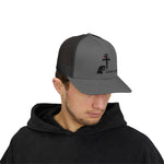 Faith-Inspired Snapback Trucker Cap with Cross Design, Adjustable Baseball Hat, Christian Gift, Outdoor Wear, Casual Style
