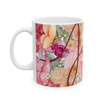 Floral Jesus Ceramic Mug – Inspirational Coffee Cup, Christian Gift, Floral Design, Home Decor, Tea Mug, Mother's Day Gift