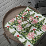 Christmas Wrapping Paper with Holly and Pine Trees, Holiday Gift Wrap, Festive Wrapping Paper for Gifts, Pretty Christmas Design, [...]