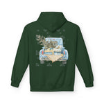 Christmas Truck Hoodie — Merry Christmas Vintage Pickup with Tree Holiday Sweatshirt