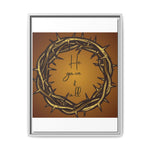 Framed Wall Art: 'He Gave It All'