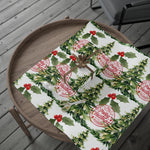 Christmas Wrapping Paper with Holly and Pine Trees, Holiday Gift Wrap, Festive Wrapping Paper for Gifts, Pretty Christmas Design, [...]