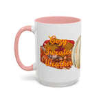 Cozy Autumn Accent Coffee Mug - Perfect for Fall Gatherings, Thanksgiving Decor, Hot Beverage Lovers, and Seasonal Gift Ideas