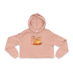 Cozy Autumn Vibes Cropped Hoodie, Fall Fashion, Trendy Top, Gift for Her, Seasonal Wardrobe, Casual Wear, Pumpkin Spice, Nature Lover