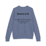 Spiritual Prayer Crewneck Sweatshirt | Faith-Based Apparel, Religious Gift, Casual Wear, Comfort Clothing, Everyday Style