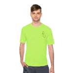 Camiseta absorbente de humedad inspirada en la fe: camiseta inspiradora para entrenar, perfecta para atletas, grupos de oración, actividades al aire libre y regalos para hombres. 