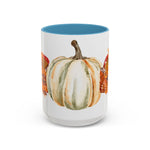 Cozy Autumn Accent Coffee Mug - Perfect for Fall Gatherings, Thanksgiving Decor, Hot Beverage Lovers, and Seasonal Gift Ideas