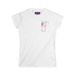 Women's Floral Inspirational Tee, Positive Quote T-Shirt, Gift for Her, Floral Design Top, Spring Apparel, Everyday Wear