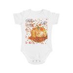 Fall Themed Baby Bodysuit, Cute Pumpkin Design, Autumn Infant Outfit, Seasonal Baby Gift, Halloween Baby Clothes