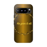 Gold Crown Phone Case - Inspirational Phone Cover, Tough Cases, Gifts for Christians, Spiritual Decor, Meaningful Accessories