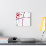 Floral Cross Wall Art – Christian Canvas, Religious Home and Church Decor