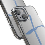 Cross Design Clear Phone Case, Minimalist Phone Cover, Transparent Case, Faith-Inspired Gift, Christian Cell Phone Protector