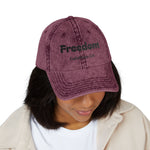 Embroidered Cap - Freedom Galatians 5:1 Vintage