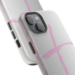 Pink Cross Impact-Resistant Phone Case | Durable Christian Phone Cover, Faith-Inspired Tech Gift, Stylish Protection, Spiritual Accessory