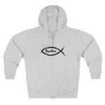 Faith-Inspired Unisex Zip Hoodie, Comfortable Christian Apparel, Freedom Hoodie, Religious Gift, Trendy Streetwear, Casual Wear